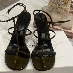 KHAITE Olive Strappy Heels